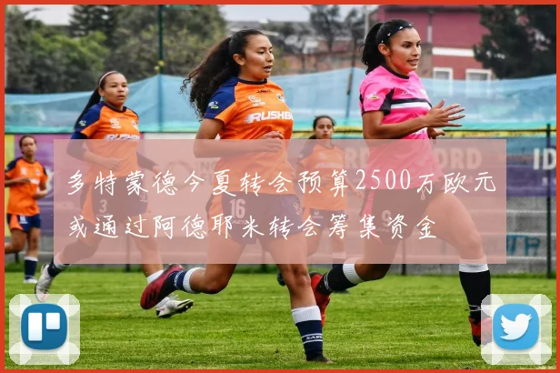 多特蒙德今夏转会预算2500万欧元或通过阿德耶米转会筹集资金